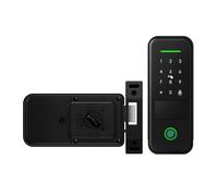 Lbvzxkad Fingerprint Outdoor Garden Lock Remote TUYA WiFi App Smart Life Code Keyless Smart Door Lock Electric Rim Lock