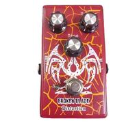 Lbvzxkad Guitar Effect Broken Blade Distortion Pedal,with Dist/Volume and Tone Pedal,Distortion Effect Pedal,Guitar Pedal