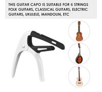 Lbvzxkad Professional Guitar Tone Changer with Guitar Pick for Acoustic Electric Guitars Ukulele Mandolin A 1 PCS