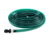 Lbvzxkad PVC Garden Soaker Hose, 3 Meters, Green, Flat Design, Protects Plants, Saves Water, Easy to Carry