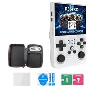 Lbvzxkad R36PRO Handheld Retro Game Console 128GB 3.5inch HD Screen Portable Pocket Video Player Supports 30+ Emulators A
