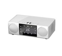 Lbvzxkad Video Bluetooth Speaker Theater K-Song Record Sound Music System with AUX USB TF Alarm Clock Fm Radio LED Display White