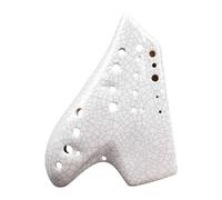 Lbvzxkad White Triple Ocarina Music Instrument Alto Tone C Legend Ocarinas Professional Musical Instrumentation Flute Accessories