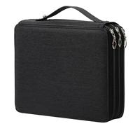 Lbxgap 120 Slots Pencil Holder with Zipper Closure Twill Fabric Large Capacity Pencil Case for Watercolor Pens or Markers, Pencil Case Organizer for Artist