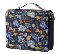 Lbxgap 120 Slots Pencil Holder with Zipper Closure Twill Fabric Large Capacity Pencil Case for Watercolor Pens or Markers, Pencil Case Organizer for Artist