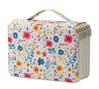 Lbxgap 250 Slots Pencil Holder with Zipper Closure Twill Fabric Large Capacity Pencil Case for Watercolor Pens or Markers, Pencil Case Organizer for Artist
