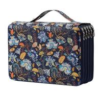 Lbxgap 250 Slots Pencil Holder with Zipper Closure Twill Fabric Large Capacity Pencil Case for Watercolor Pens or Markers, Pencil Case Organizer for Artist