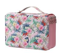 Lbxgap 250 Slots Pencil Holder with Zipper Closure Twill Fabric Large Capacity Pencil Case for Watercolor Pens or Markers, Pencil Case Organizer for Artist