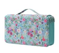 Lbxgap 300 Slots Pencil Holder with Zipper Closure Twill Fabric Large Capacity Pencil Case for Watercolor Pens or Markers, Pencil Case Organizer for Artist