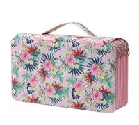 Lbxgap 300 Slots Pencil Holder with Zipper Closure Twill Fabric Large Capacity Pencil Case for Watercolor Pens or Markers, Pencil Case Organizer for Artist