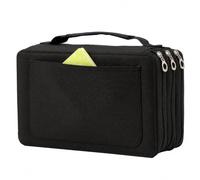 Lbxgap 90 Slots Marker Organizer Case 3-Layer Zipper | Portable Art Marker Storage Bag with Carrying Handle for Touch Spectrum Noir Paint Sharpie Markers