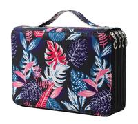 Lbxgap Colored Pencil Case - 200 Slots Pencil Holder with Zipper Closure Twill Fabric Large Capacity Pencil Case for Watercolor Pens or Markers, Pencil Case Organizer for Artist