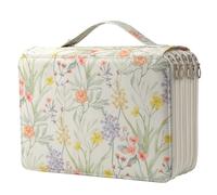 Lbxgap Colored Pencil Case - 250 Slots Pencil Holder with Zipper Closure Twill Fabric Large Capacity Pencil Case for Watercolor Pens or Markers, Pencil Case Organizer for Artist