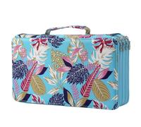 Lbxgap Colored Pencil Case - 300 Slots Pencil Holder with Zipper Closure Twill Fabric Large Capacity Pencil Case for Watercolor Pens or Markers, Pencil Case Organizer for Artist