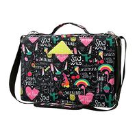 Lbxgap Colored Pencil Case - 600 Slots Pencil Holder with Zipper Closure Twill Fabric Large Capacity Pencil Case for Watercolor Pens or Markers, Pencil Organizer for Artist (Cherry Cactus)