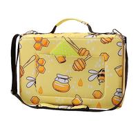 Lbxgap Colored Pencil Case - 600 Slots Pencil Holder with Zipper Closure Twill Fabric Large Capacity Pencil Case for Watercolor Pens or Markers, Pencil Organizer for Artist (Yellow)