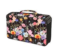 Lbxgap Portable Colored case Organizer Slot holds 300 pcs Pencils with Printing Pattern for Watercolor Pencils, Colored Pencils