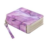 Lbxgap Portable Colored Pencil Case-72 Slots Colored Pencil Case Organizer with Zipper for Watercolor Pens or Markers, Pencil Case Organizer for Artist