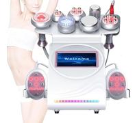 Lbxlhr 9 In 1 Multifunctional Facial And Body Lipocavitation Machine 80k，Radio Frequency RF Body Sculpting Machine Tighten Shaping The Skin Beauty Device