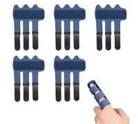 lbxtswpl Finger Splint, 5PCS Adjustable Trigger Finger Splint, Mallet Fingers Splint for Stenosing Tenosynovitis Fingers Pain Relief(Blue)