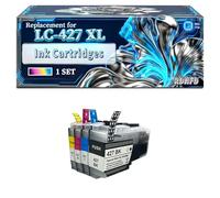 LC-427 Ink Cartridges Compatible for Brother MFC-J5955DW MFC-J6955DW MFC-J6957DW MFC-J6959DW Printers (1 Set)