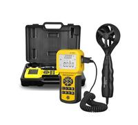 LC-856A CFM Meter, HVAC Anemometer Handheld Measure Air Flow Velocity Temp, Wind with Back Light, MAX MIN AVG for Sailing(846A)