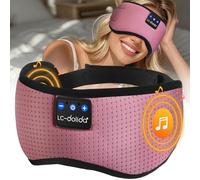 LC-dolida Bluetooth Eye Mask, Total Blackout Sleeping Headphones for Travel