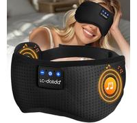 LC-dolida Bluetooth Sleep Eye Mask Headphones,15H Battery & Total Blackout