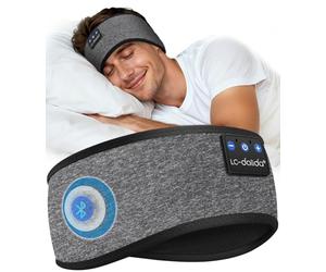 LC-dolida Sleep Headphones Headband Bluetooth 5.4, Sports Headband Sleeping Earphones Bluetooth with USB C for Women Men Sports Gifts Workout Jogging Yoga Insomnia Air Travel Meditation