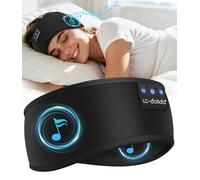 LC-dolida Sleep Headphones Headband,Soft Sleeping Headphones Bluetooth Headband with Earphones Wireless Soft Music Headband Earphones for Men Women Teens Yoga Workout Fitness Relax Travel