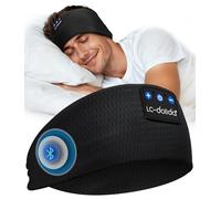 LC-dolida Sleep Headphones Headband,Soft Sleeping Headphones Bluetooth Headband with Earphones Wireless Soft Music Headband Earphones for Men Women Teens Yoga Workout Fitness Relax Travel