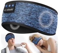 LC-dolida Sleep Headphones Headband with Bluetooth Headphones, 16+ Hrs Playback Ultra Soft Sleeping bed headphones with HiFi Speakers Lightweight Sleep Headband for Travel/Meditation/Yoga/Audio books