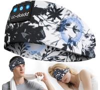 LC-dolida Sleep Headphones,Wireless Bluetooth Headband Headphones for Sleeping & Sport with Thin Speakers,Soft Music Headband Earphones Tech Gifts for Men Women Teens Yoga Workout Fitness Relax Travel