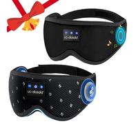 LC-dolida The Ultimate Relaxation kit - Bluetooth 3D Sleep Mask + Breathable 3D Sleep Mask - 100% Total Blackout, Fully Adjustable, Zero Eye Pressure Eye Mask for Sleeping, Travels and Nap