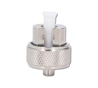 LC Fiber Optic Adapter - Low Insertion Loss High Isolation Effect Wide Compatibility for Optical Communication Networks Durable Resistant Ceramic Metal Construction