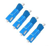 LC Fibre Optic Adapter, Cable Connector For Optical Power Meter 4 Pack Compact Design For Home And Enterprise Networking