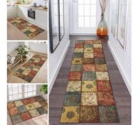 LC IDENTITY Vintage Non-Slip Washable Carpet Mat - Boho Corridor & Bedroom Runner, 120 x 160 cm, Wide 40-120 cm, Sold by the Metre