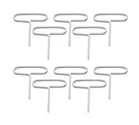 LC LICTOP 3mm Steel Hex Dogging Key Galvanizing T Type Allen Wrench 10PCS, (LXMY4101)