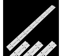LC LICTOP Continuous & Piano Hinges, 4 Pcs Heavy Duty Long Flat Folding Stainless Steel Piano Perforated Butt Hinge for Boat, Cabinet Door, Box (White, 400mm/15.75")