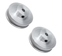 LC LICTOP GT2 5mm Bore 60 Teeth Pulley, 2Pcs 6mm Band Width Synchronous Wheel, Aluminum Alloy, 2GT Timing Belt Pulley for 3D Printer CNC Milling Machine Rubber Belt use