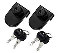 LC LICTOP Zinc Alloy No Drill Glass Door Lock Showcase Lock Single Door Lock with Keys (408- Key Alike) 2 Set