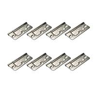 LC LICTOP Non Mortise Door Hinges 3 Inches Butterfly Door Hinges for Funiture Caibnet Doors Closet Cupboard Window Nickel Plated 8pcs