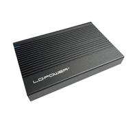 LC-Power LC-25U3-C storage drive enclosure HDD/SSD enclosure Black 2.5"