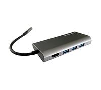 LC-Power LC-HUB-C-Multi-5 interface hub USB 3.2 Gen 1 (3.1 Gen 1) Type-C 5000 Mbit/s Anthracite,Black