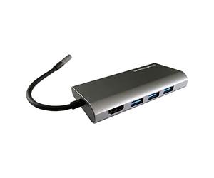 LC-Power LC-HUB-C-Multi-5 interface hub USB 3.2 Gen 1 (3.1 Gen 1) Type-C 5000 Mbit/s Anthracite,Black