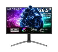 LC-POWER LC-M27UO - 26.5" QD-OLED 4K Gaming Monitor, 240Hz, 0.03ms Response Time, HDMI 2.1 & DisplayPort, KVM Function, RGB Lighting, Height Adjustable