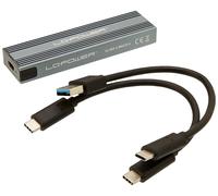 LC-Power M,2 LC-M2-C-MULTI-3 USB3,2 M,2-SSD-Gehäuse (NVMe und SATA)