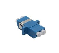 kenable LC SM Duplex Fibre Optic Patch Panel Mount Gland Coupler Single Mode DX Blue