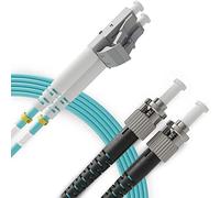 LC to ST OM3 Fibre Patch Cable Multimode (LSZH) 50/125 10G Duplex - 15M (1 Pack) - Beyondtech PureOptics Lead Series