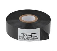 LC1 Printer Ribbon Compatible with 241 DY 8 Coding Machines, Clear and Readable Stamps, Polyethylene Film Material (25mmx200M)